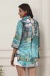 Green Cotton Printed Straight Shirt image number 3