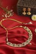 Green Pink Alloy Necklace Set image number 2