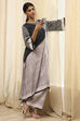Grey Printed Straight Kurta Set