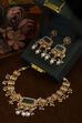 Mint Green Alloy Necklace Set image number 0
