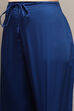Green Polyester A-Line Printed Kurta Palazzo Suit Set image number 2