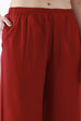 Green Solid Straight Palazzos image number 1
