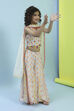 Multi-Colored Printed Blouse & Palazzo Set image number 0