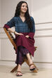 Teal Viscose Rayon Straight Printed Kurta Pants Set