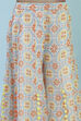 Multi-Colored Printed Blouse & Palazzo Set image number 2