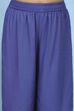 Blue Cotton Striped Straight Suit Set image number 2