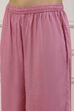 Pink Poly Viscose Floral Embroidered Straight Suit Set image number 2