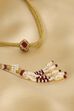 Red Brass Necklace Set image number 5