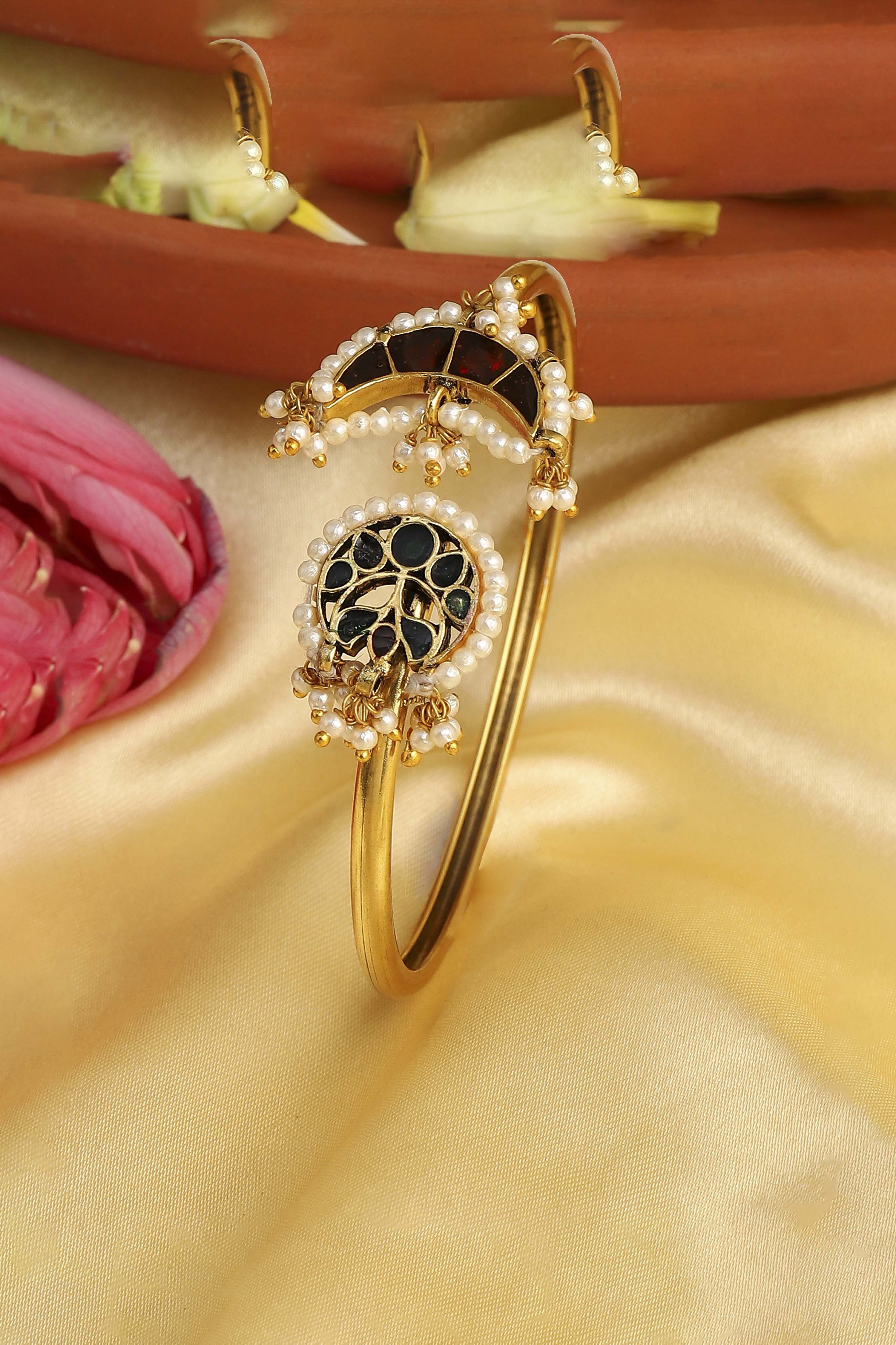 Red Brass Bracelet image number 0