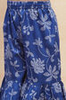 Orange Cotton Printed Tiered Kurta Set image number 2