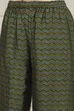 Green Printed Anarkali Suit Set image number 2