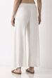 Black Viscose Lycra Relaxed Palazzos image number 5