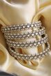 Gold Plated Alloy Pearl Studded Bangles image number 0