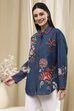 Brown Cotton Floral Printed Shirt image number 0