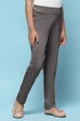 Black Cotton Lycra Skinny Jeggings image number 3