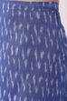 Royal Blue Cotton Abstrast Printed Maxi Skirt image number 1