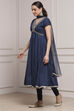 Blue Cotton Printed Lehenga Set image number 2
