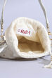 Ivory Polycotton Potli image number 7