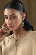 Mint Green Alloy Jhumka image number 3