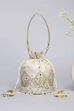 Ivory Polycotton Potli image number 2