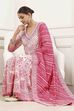 Off-White Cotton Floral Printed Kalidar Suit Set image number 6
