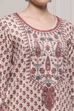 Mustard Blended Printed Straight Kurta Pants Set image number 1