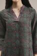 Blue Printed Straight Suit Set image number 1