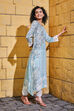 Blue Viscose Straight Kurta image number 4
