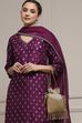 Gold & Silver Toned Fabric Embellished Potli image number 7