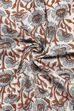 Grey Cotton Hand Block Print Unstitched Suit Set image number 2