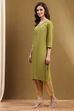 Burnt Orange Solid Regular Fit Straight Kurta image number 2