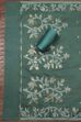 Green Cotton Jamdani Unstitched Suit Set image number 3