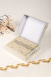 Beige Chanderi Jamdani Unstitched Suit Set image number 0