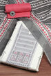 Grey Cotton Printed Embroidered Unstitched Suit Set image number 0