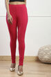 Camel Cotton Blend Solid Churidar image number 4