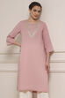 Blue Cotton Solid Straight Kurta image number 5