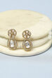 Gold Kundan Festive Drop & Danglers image number 0
