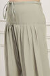 Grey Poly Crepe Digital Print Unstitched Suit Set image number 3