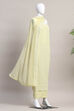 Pnk Georgette Unstitched Suit Set image number 4