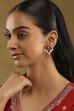 Multicolour Brass Studded Studs image number 3