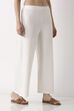 Black Viscose Lycra Relaxed Palazzos image number 3