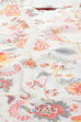 Off-White Cotton Floral Straight Kurta image number 1