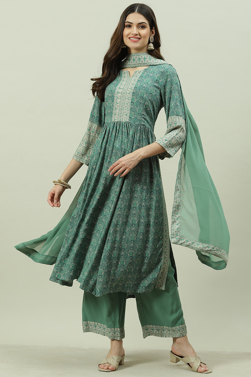 Green Suit Set