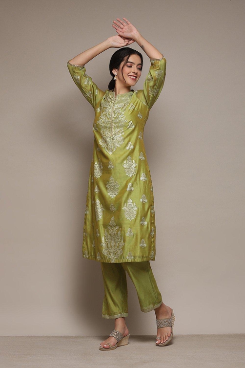 Olive Kurta Set