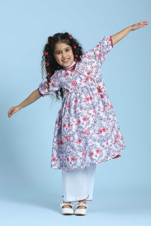 Angrakha Anarkali Suit Set