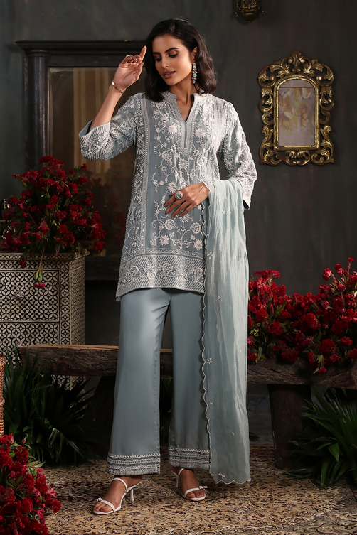 Chanderi Suit