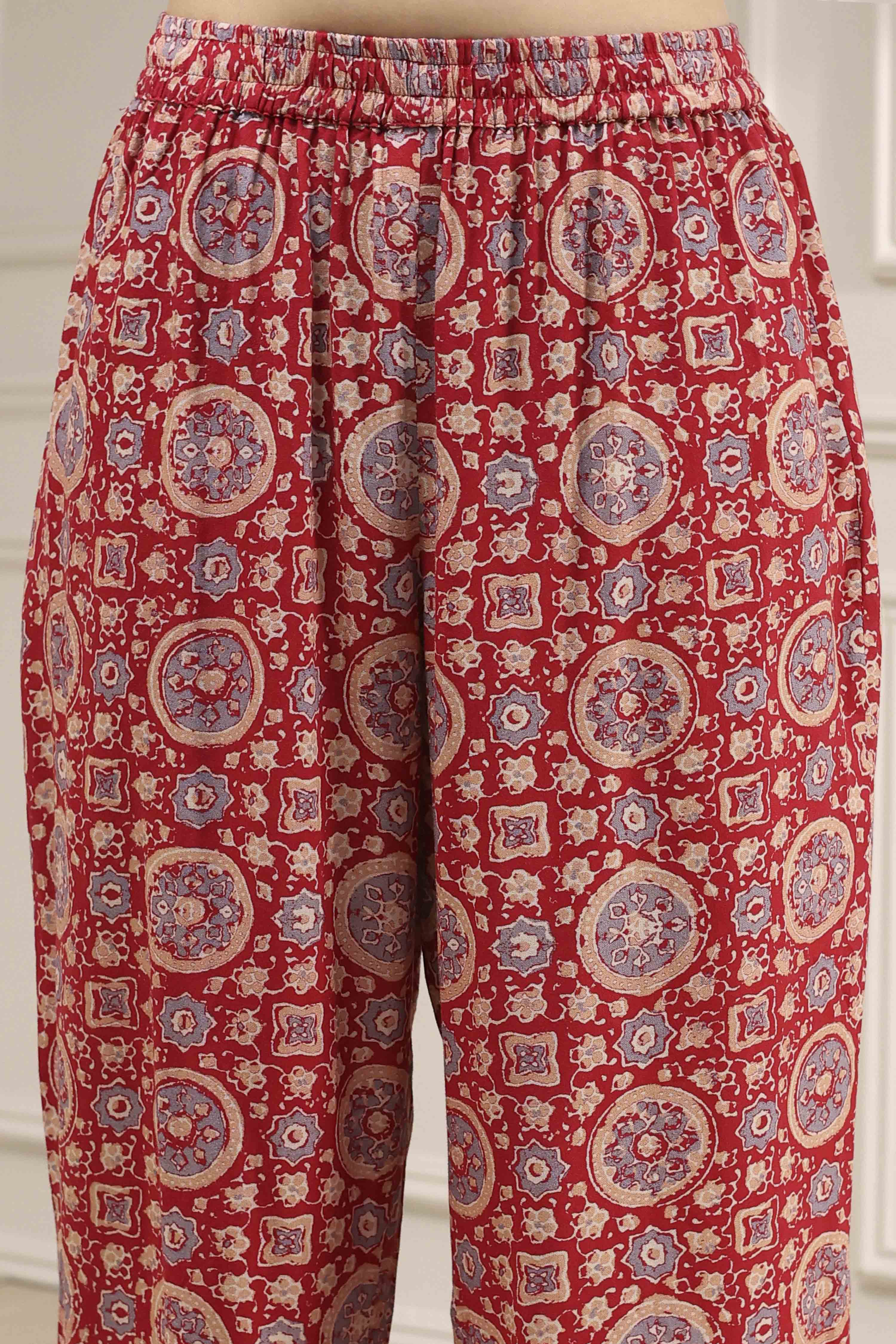Purple Satin Solid Kaftan-Style Kurta Set image number 2